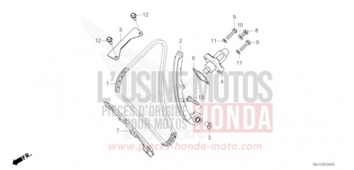CHAINE A CAMES/TENDEUR CMX500AR de 2024